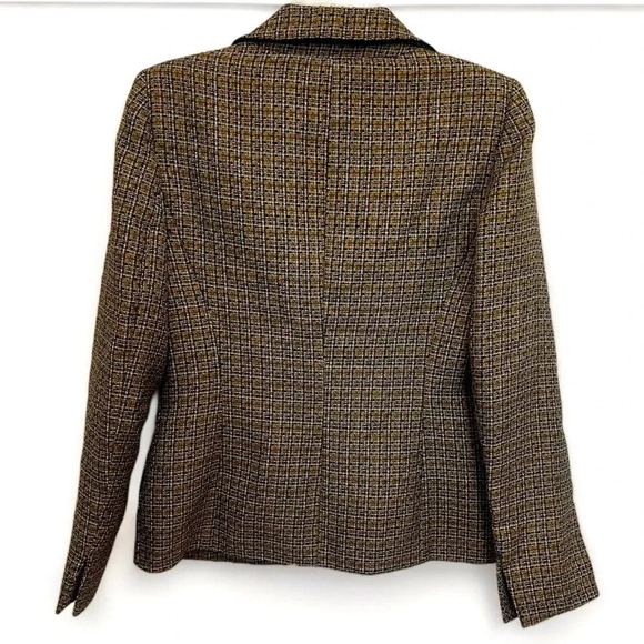 Evan Picone Suit three button tweed jack with front pockets size 6 - Picture 2 of 9